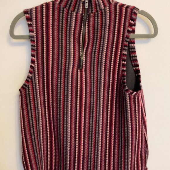 Anthropologie Postmark, Polkadot vest shirt sleeveless colorful size small - Picture 3 of 9